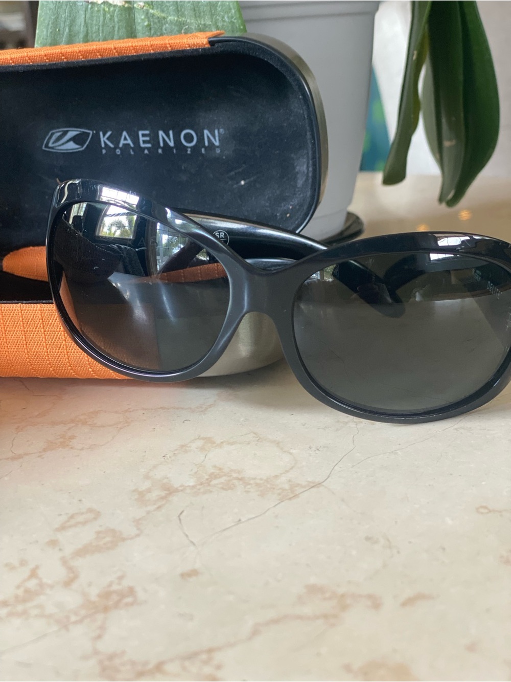Kaenon Women’s Black Polarized Designer Sunglasses